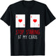 Stop Staring At My Cards Funny Poker Women Holdem T-Shirt - T-Shirt | Black
