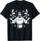 St Francis of Assisi Patron Saint of Animals Birds Catholic T-Shirt - T-Shirt | Black