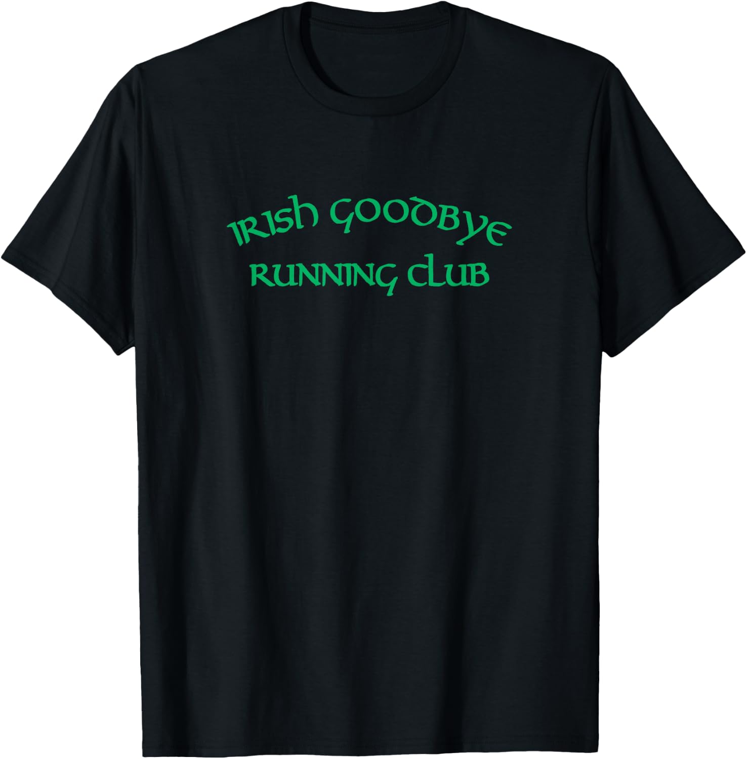 Irish Goodbye Running Club T-Shirt - T-Shirt | Black