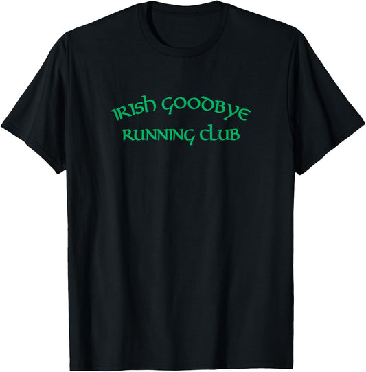 Irish Goodbye Running Club T-Shirt - T-Shirt | Black