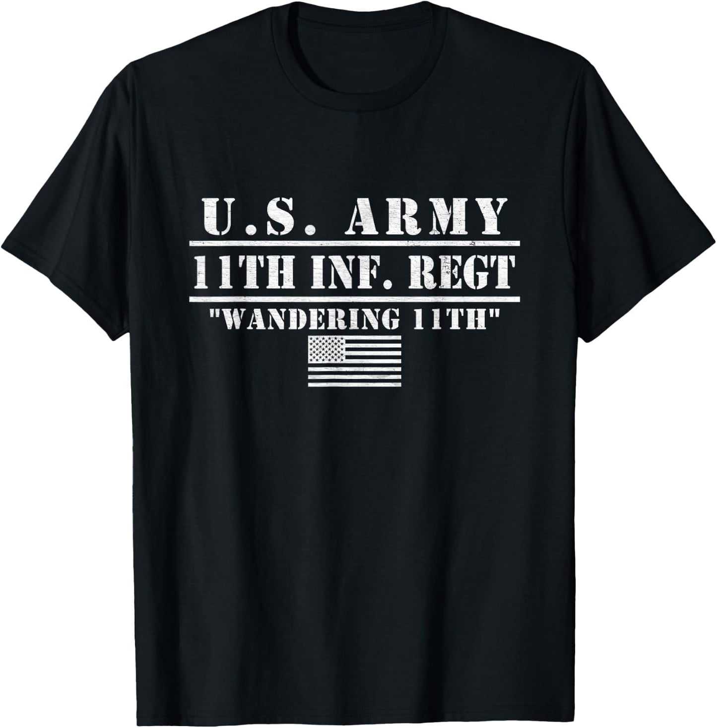 11th Infantry Regiment Fort Benning 11th Inf Regt Gifts T-Shirt - T-Shirt | Black