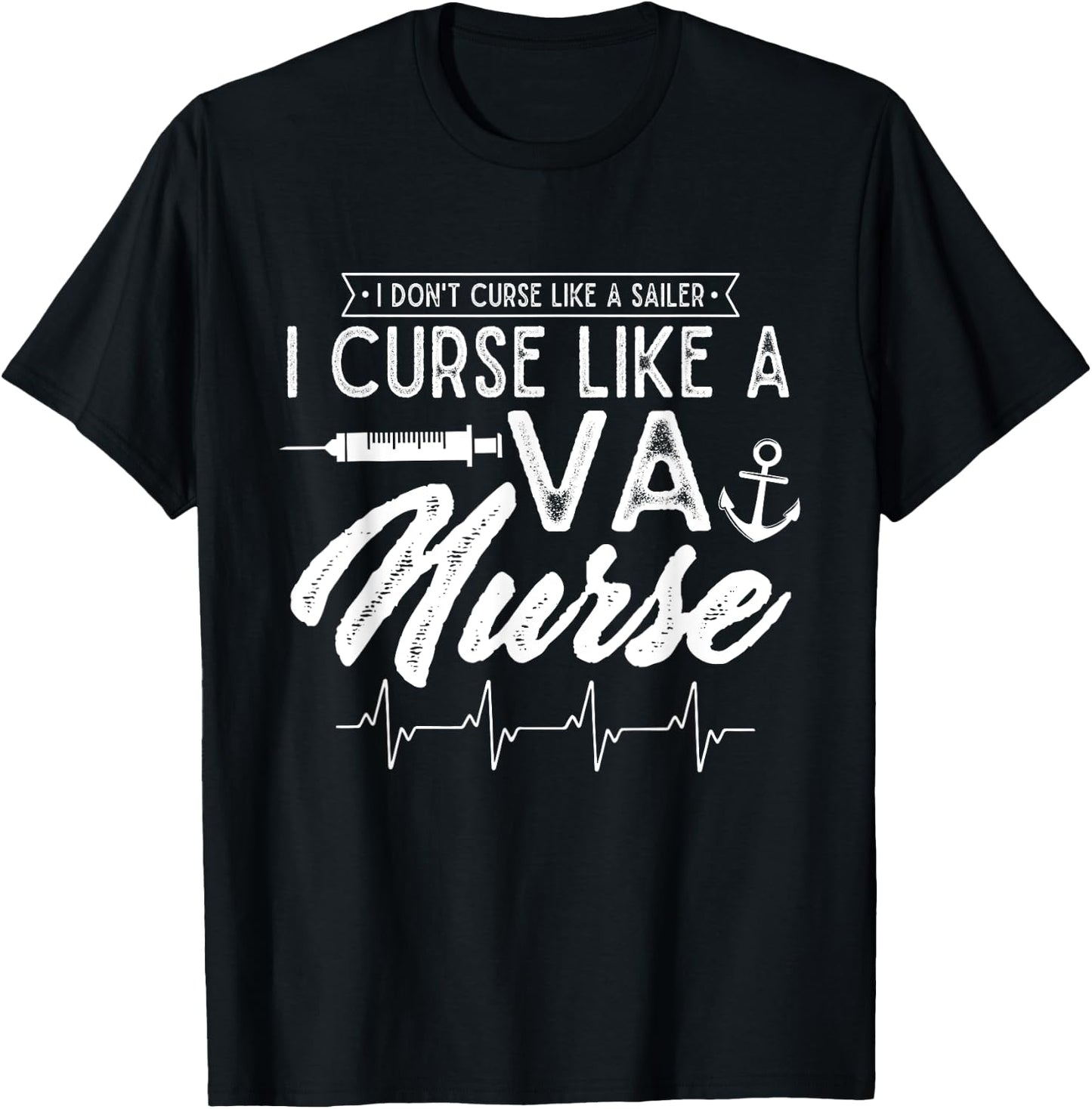 VA Nursing VA Nurse Veterans Nursing Nurse VA Nurse Nursing T-Shirt - T-Shirt | Black