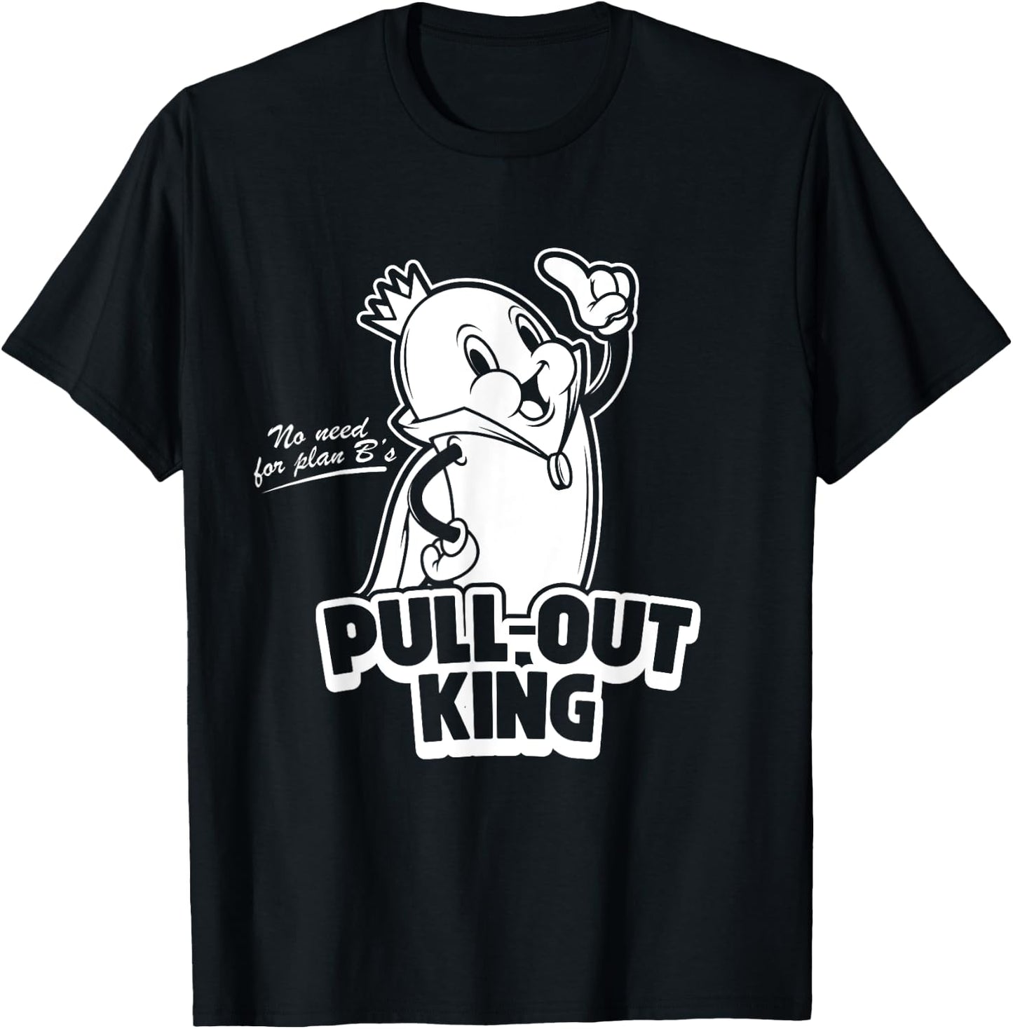 Pull Out King Dirty Funny Hot Dog Weiner Retro Adult Humor T-Shirt - T-Shirt | Black