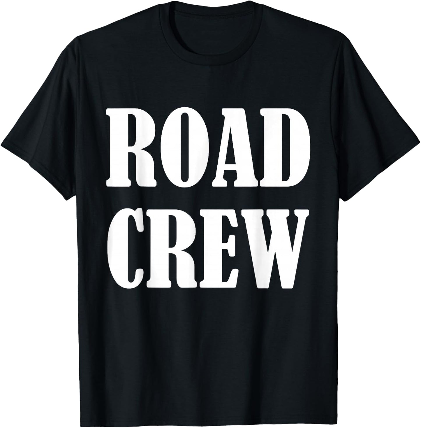 Road Worker Uniform Design - Road Crew T-Shirt - T-Shirt | Black