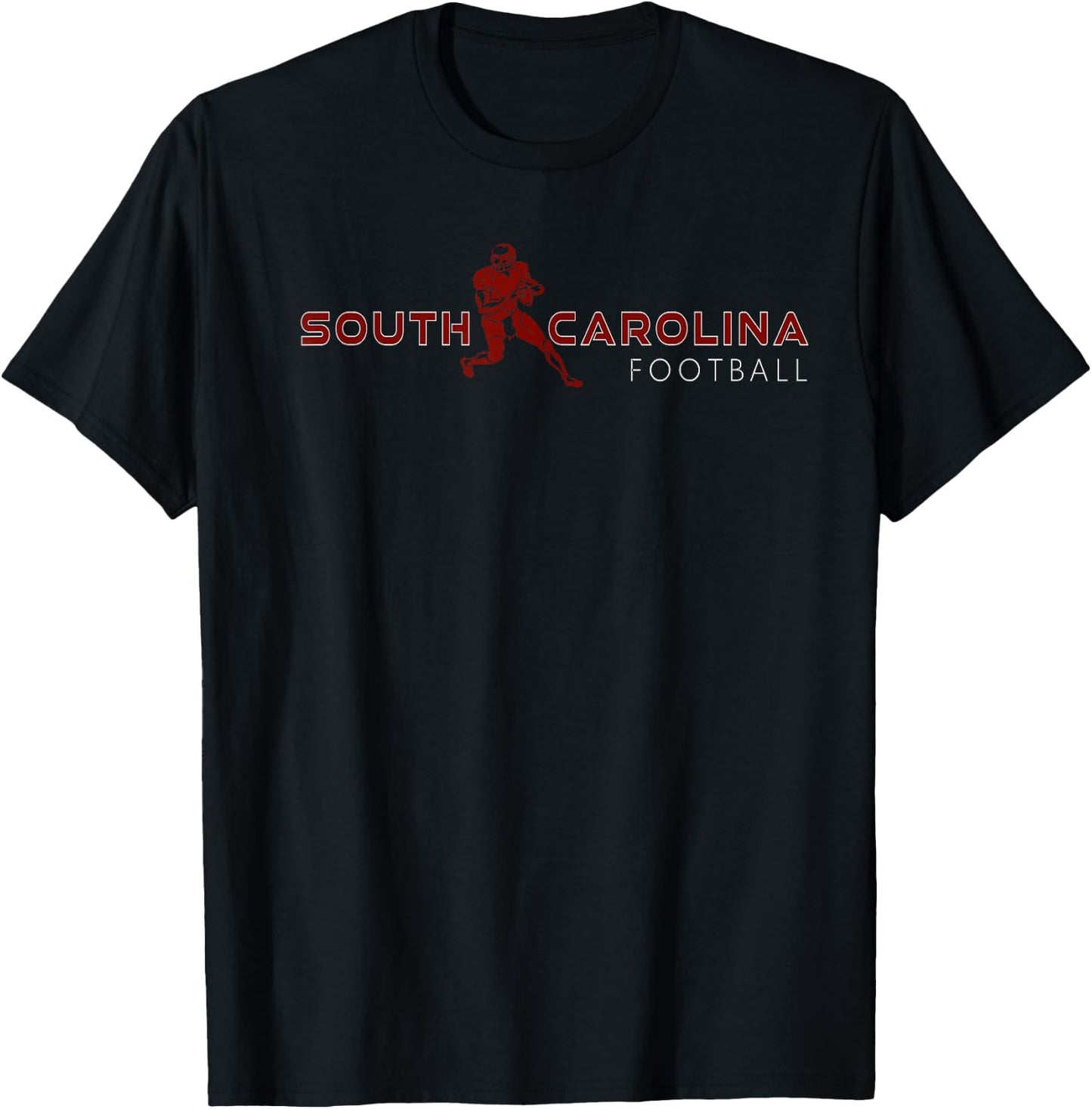 SC Fan Quarterback Athlete Gameday South Carolina Football T-Shirt - T-Shirt | Black