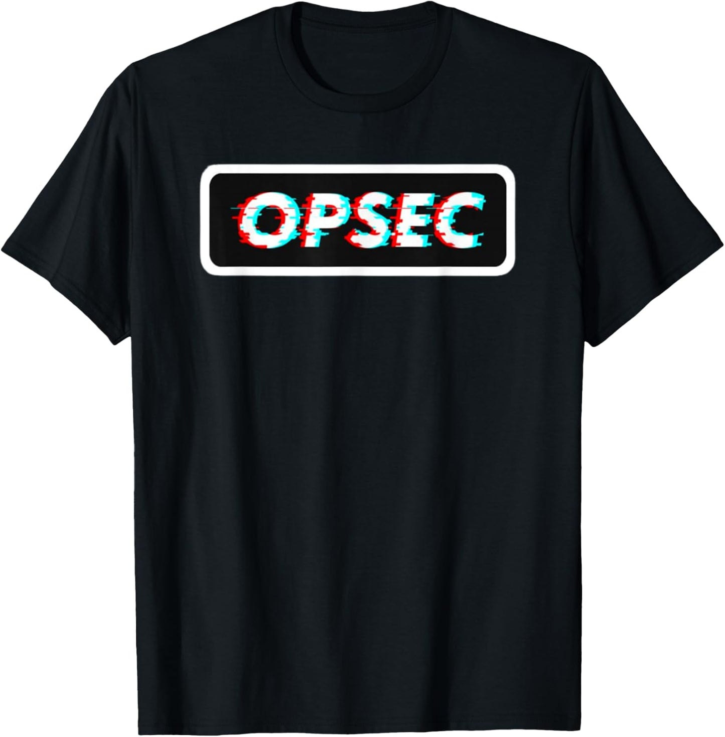 OPSEC Operations Security Intelligence Military Veteran T-Shirt - T-Shirt | Black