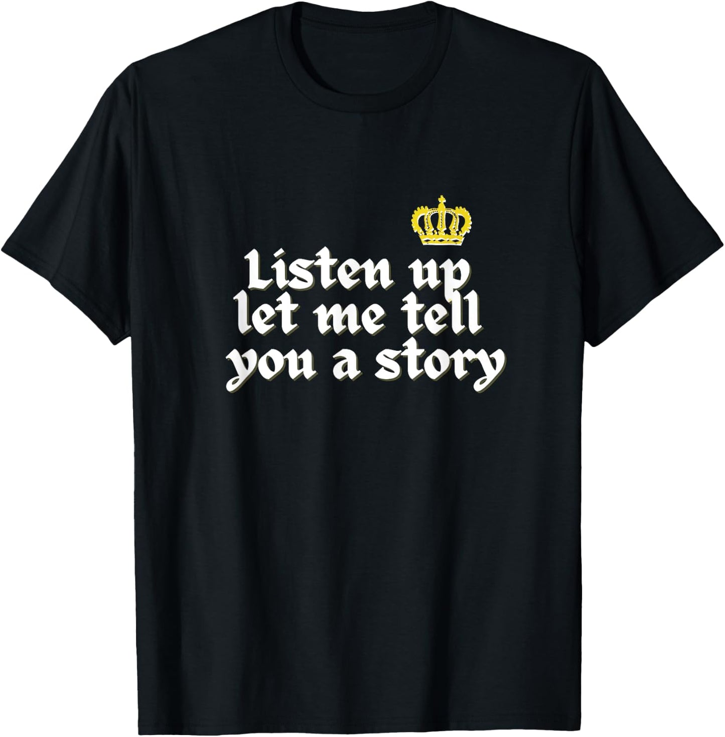 Listen Up Let Me Six Musical Theatre Theater Musicals T-Shirt - T-Shirt | Black