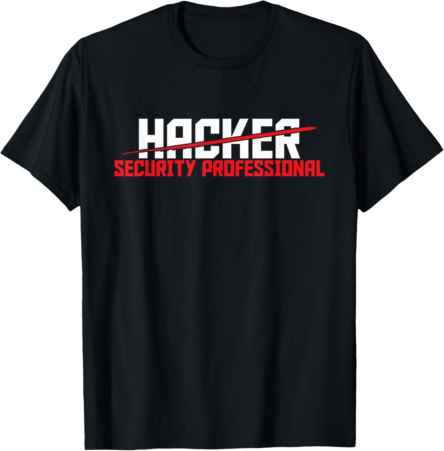 Security Professional - Cybersecurity Cyber Hacker Hacking Small T-Shirt - T-Shirt | Black