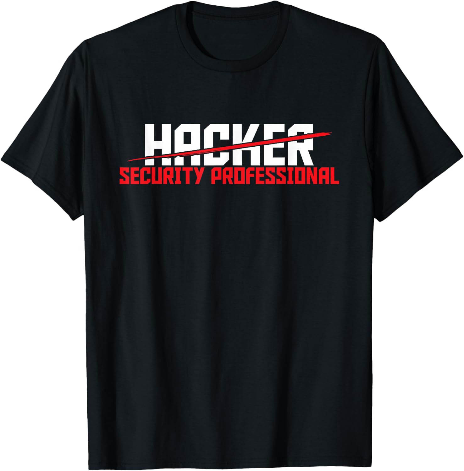 Security Professional - Cybersecurity Cyber Hacker Hacking Small T-Shirt - T-Shirt | Black