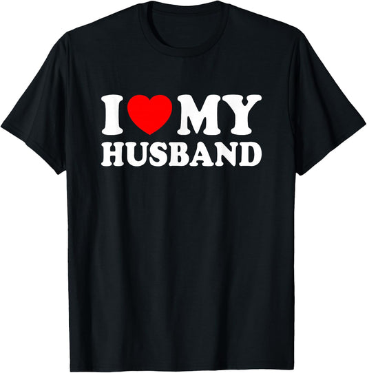 I Love My Husband T-Shirt - T-Shirt | Black