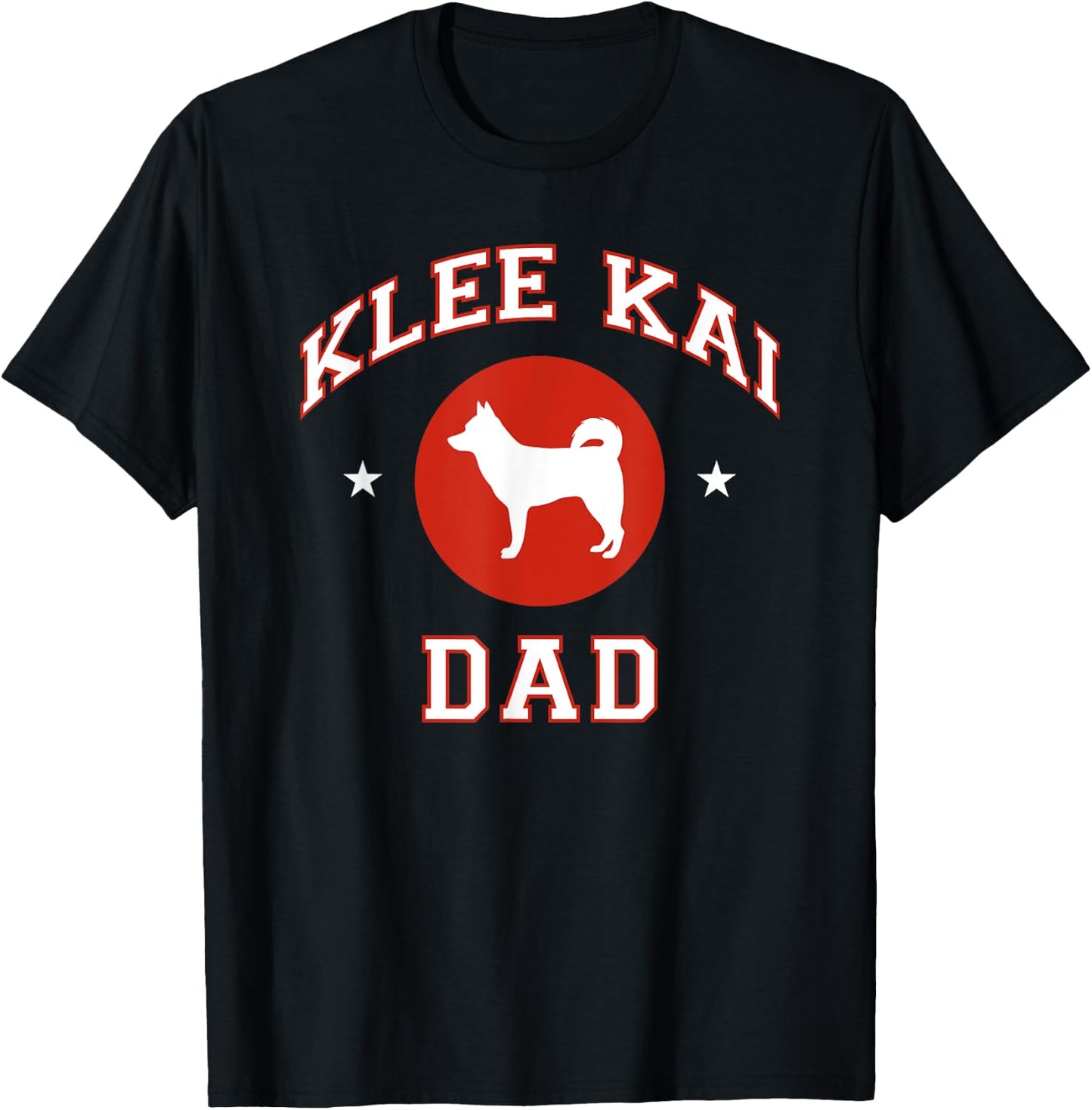 Alaskan Klee Kai Dad T-Shirt - T-Shirt | Black