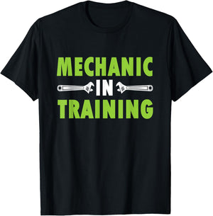 Mechanic Outfit Handyman Kids Mechanic Work T-Shirt - T-Shirt | Black