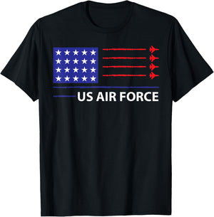 US Air Force, USAF, Air Force Veterans T-Shirt - T-Shirt | Black