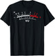 VU Meter dB DJ T-Shirt - T-Shirt | Black
