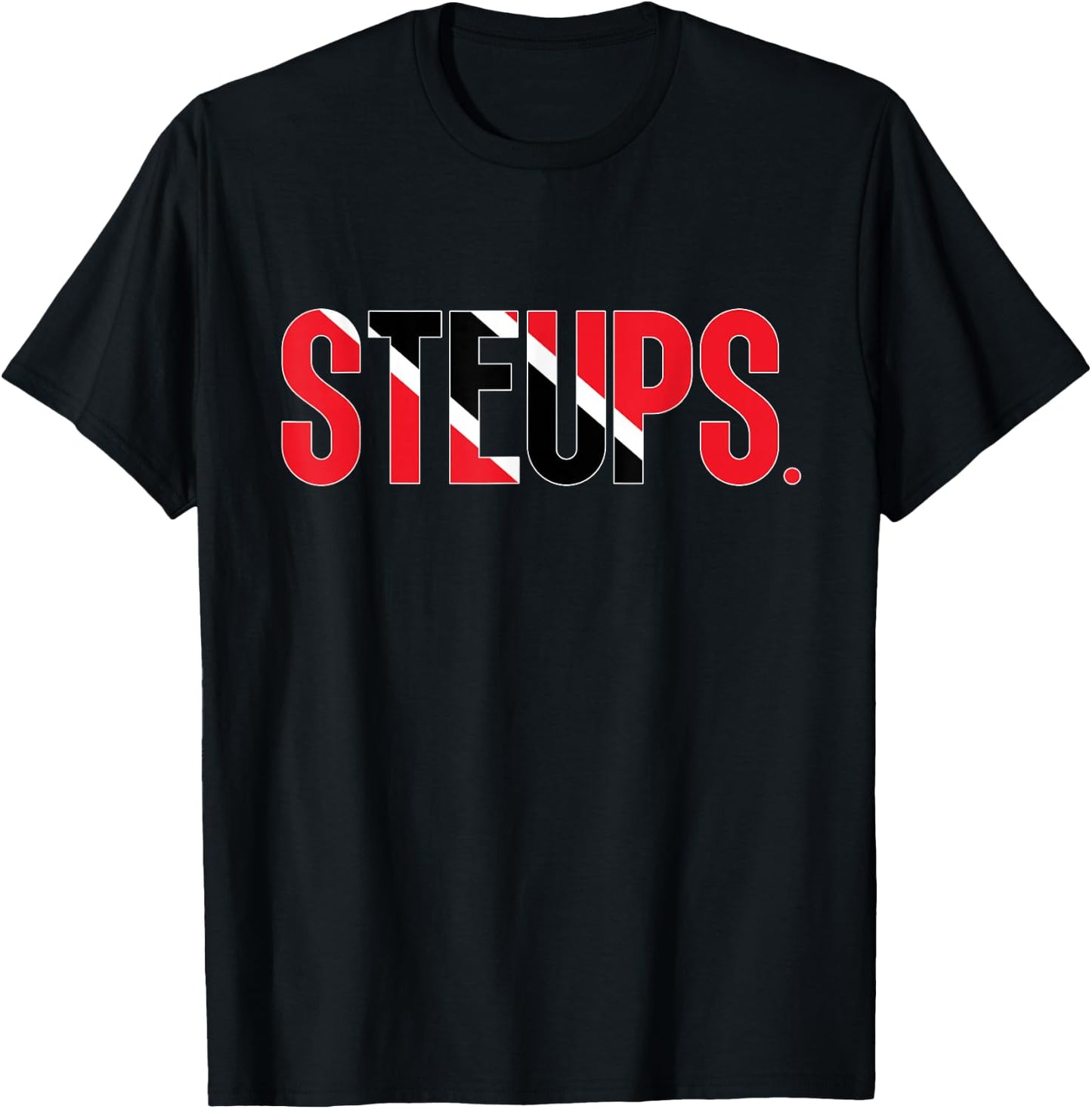 Trinidad and Tobago Flag T-Shirt - T-Shirt | Black