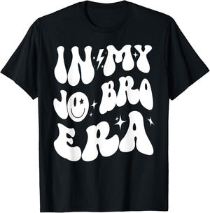 Funny Groovy Retro In My Jo Bro Era Men Women Kid Birthday T-Shirt - T-Shirt | Black