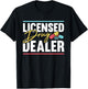 Licensed Drug Dealer Pharmacist Design T-Shirt - T-Shirt | Black