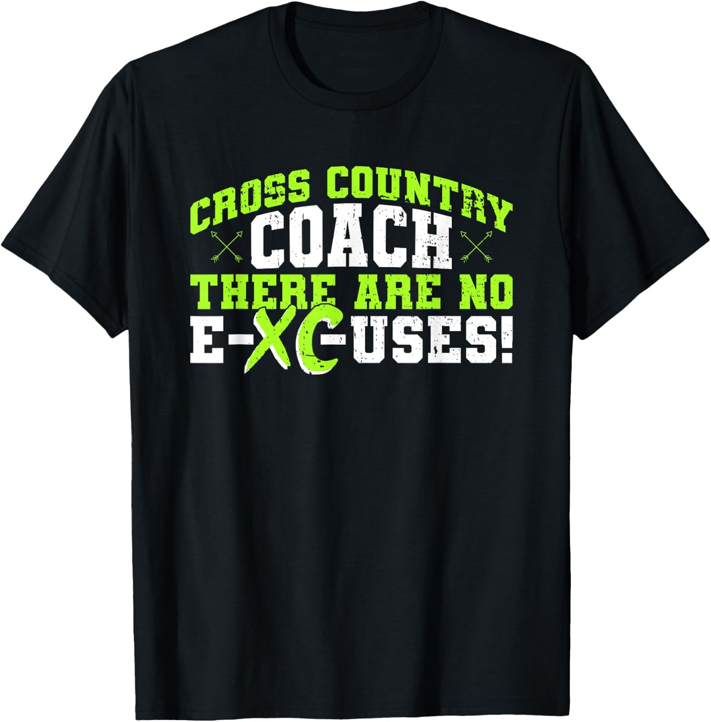 XC Coach Design For Cross Country Running Coach T-Shirt - T-Shirt | Black