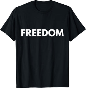 Freedom shirt T-Shirt - T-Shirt | Black