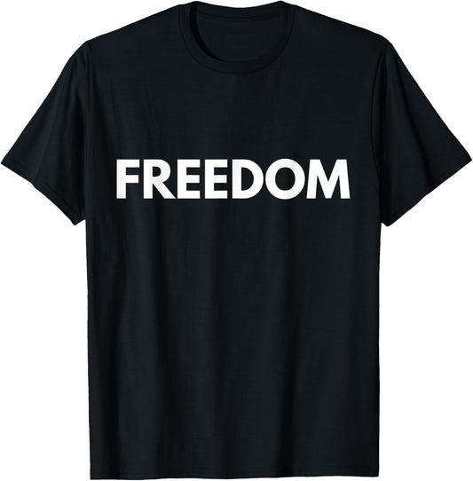 Freedom shirt T-Shirt - T-Shirt | Black