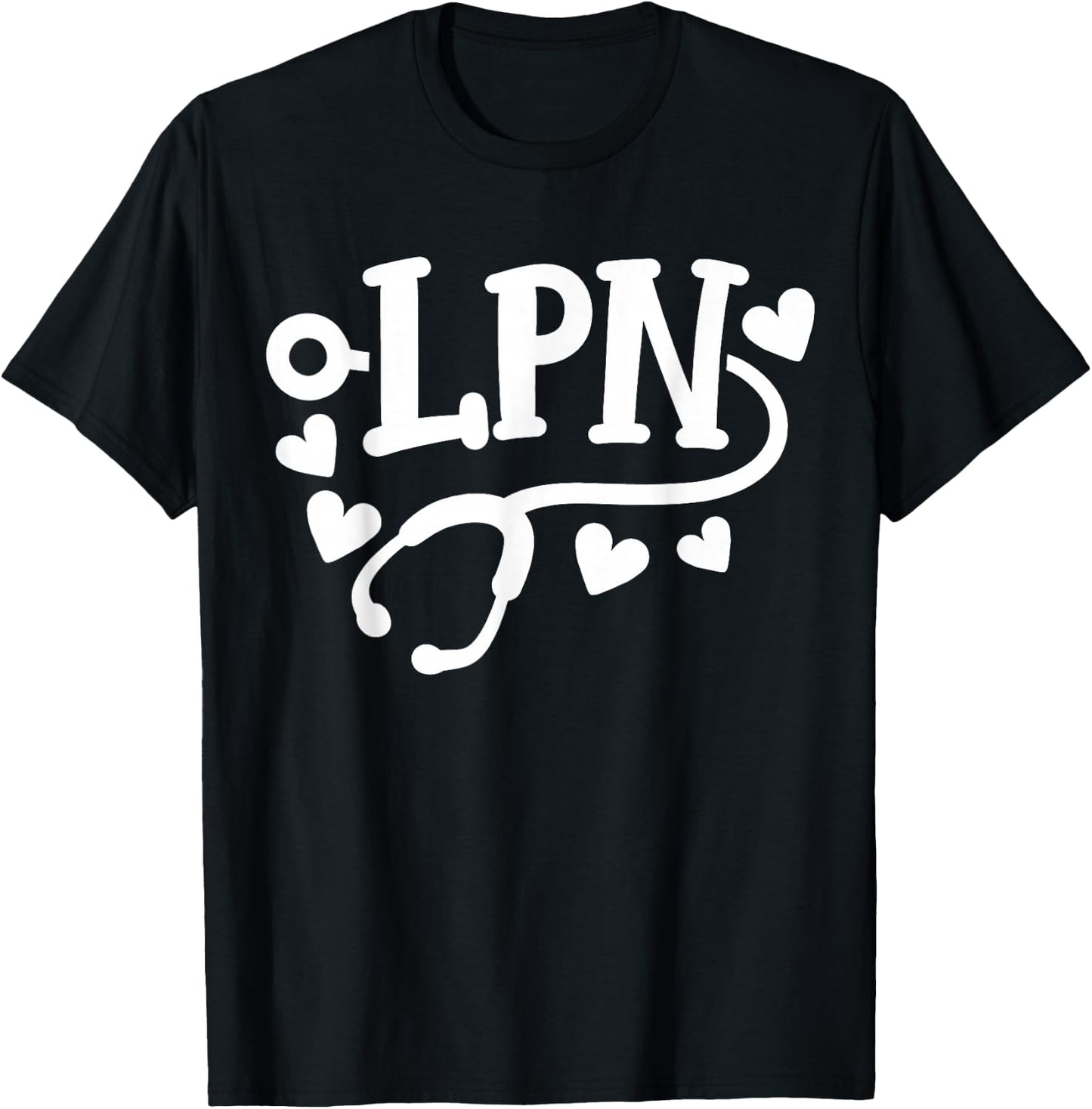 LPN Licensed Practical Nurse LPN T-Shirt - T-Shirt | Black