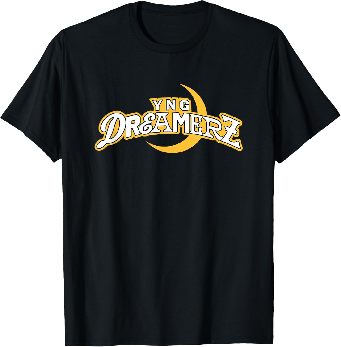 OVERTIME YNG Dreamerz , Women's, Black, Small, Short Sleeve, Classic Fit, , Graphic Print, Modern, Casual T-Shirt - T-Shirt | Black