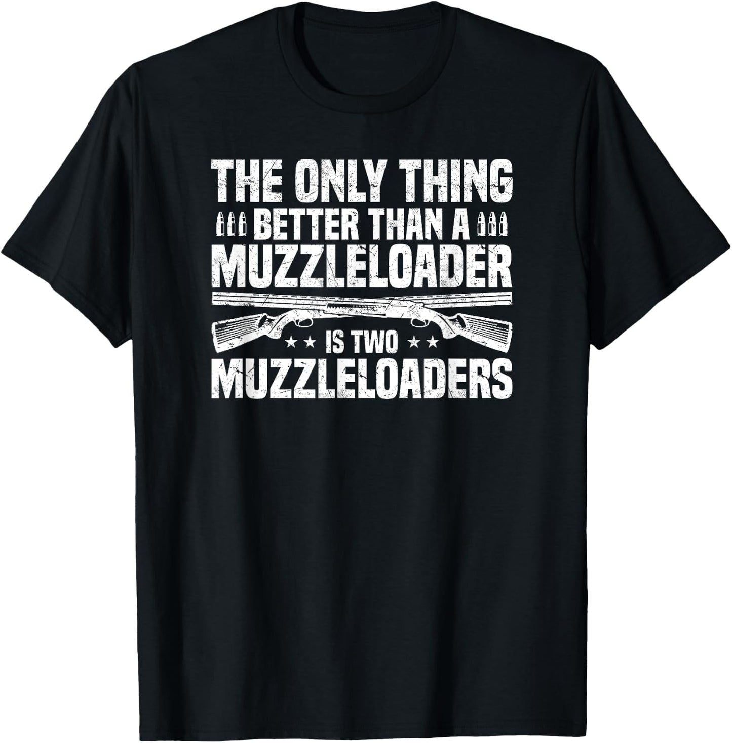 Funny Muzzleloading Flintlock Muzzleloader T-Shirt - T-Shirt | Black