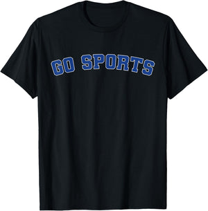 Go Sports Sarcastic Football T-Shirt - T-Shirt | Black