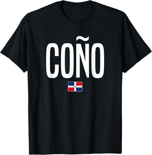 Cono Dominican Republic Dominican Slang T-Shirt - T-Shirt | Black