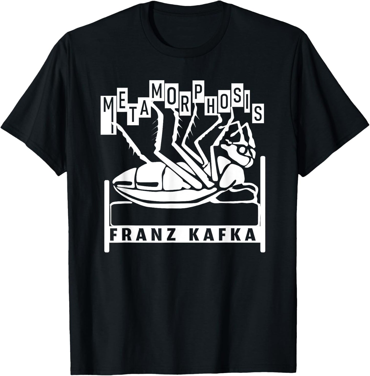 Franz Kafka Vermin Transformation Literature T-Shirt - T-Shirt | Black