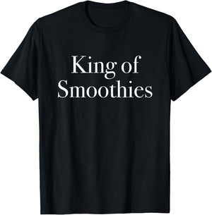 King of Smoothies Health Food Beverage Green Smoothie T-Shirt - T-Shirt | Black