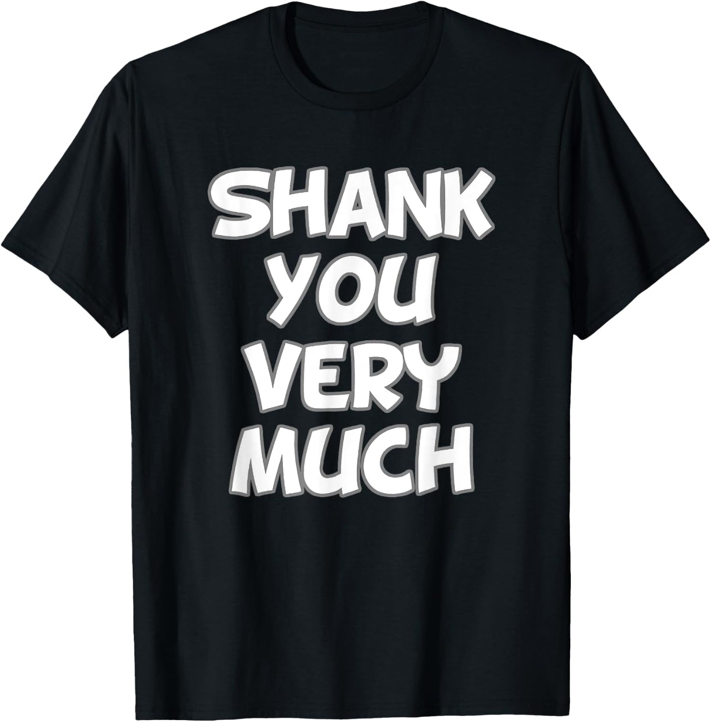 Shank You Very Much Funny Volleyball Team Bad Pass T-Shirt - T-Shirt | Black