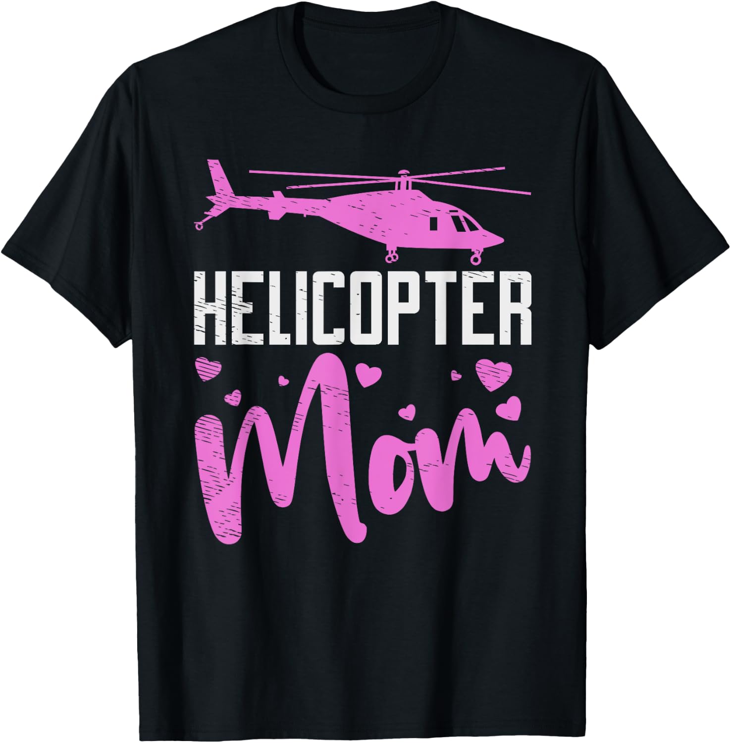 Helicopter Mom Helicopter Parents Funny Mom Governess T-Shirt - T-Shirt | Black