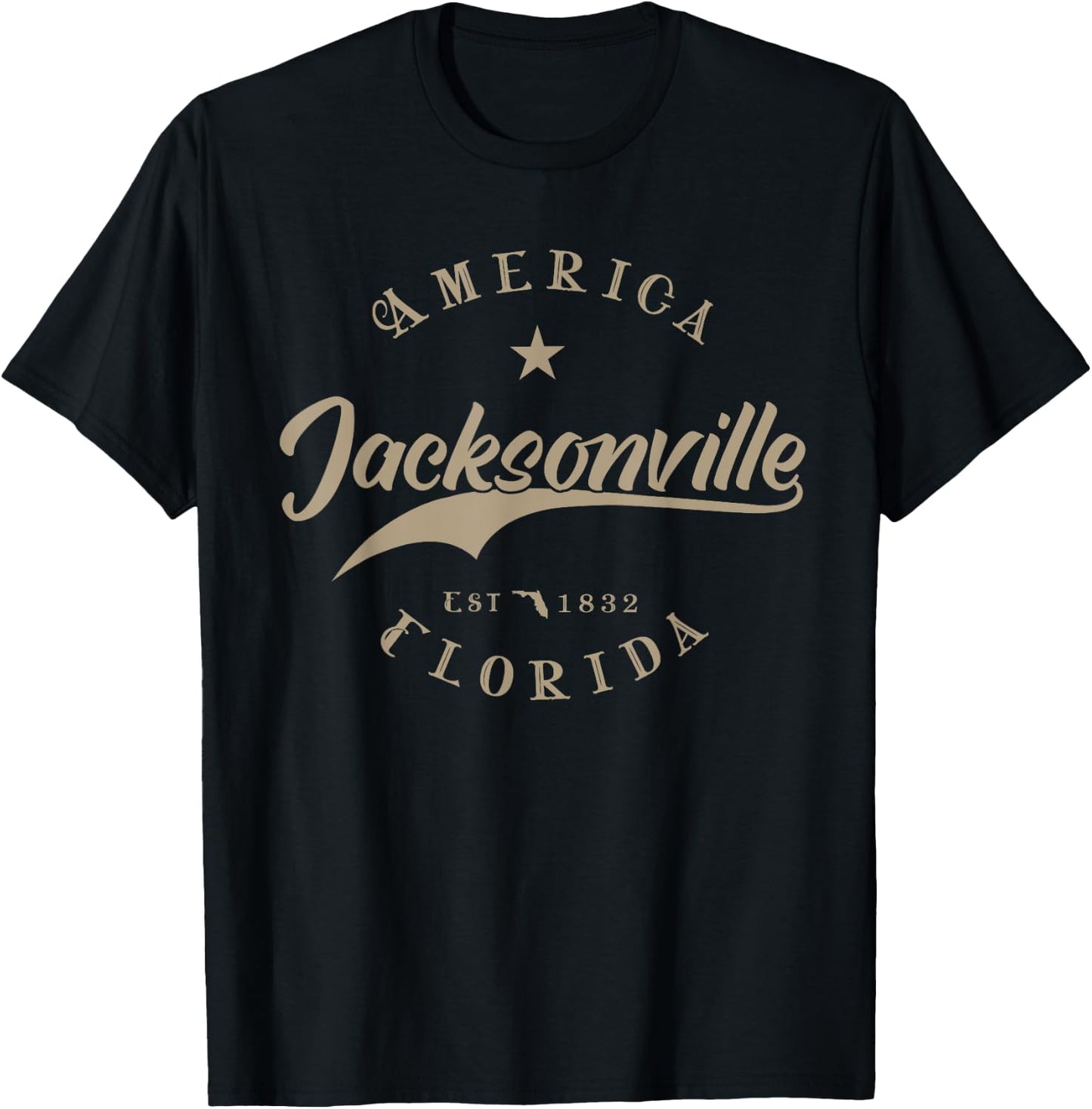Jacksonville FL | Florida T-Shirt - T-Shirt | Black