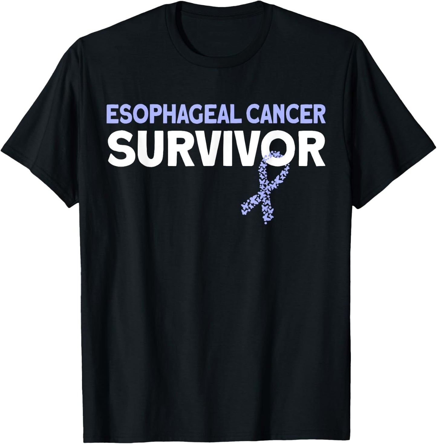 Esophageal Cancer Survivor T-Shirt - T-Shirt | Black