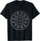 Zodiac Wheel Constellations Signs T-Shirt - T-Shirt | Black