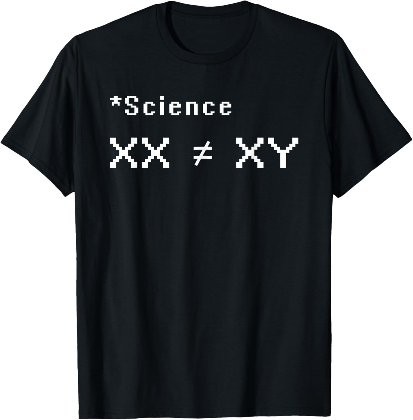 XX is Not The Same As XY Science T-Shirt - T-Shirt | Black