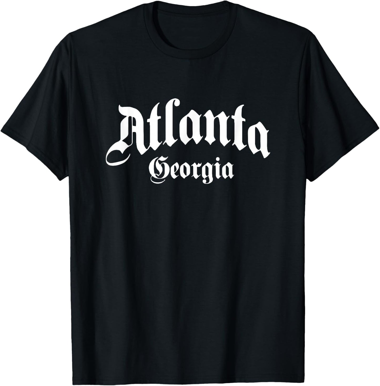Atlanta - Georgia - Old School Design - Classic T-Shirt - T-Shirt | Black
