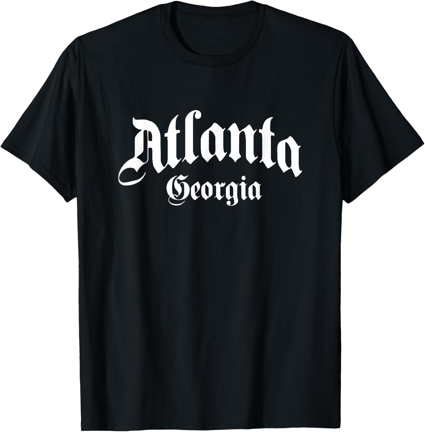 Atlanta - Georgia - Old School Design - Classic T-Shirt - T-Shirt | Black