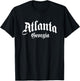 Atlanta - Georgia - Old School Design - Classic T-Shirt - T-Shirt | Black