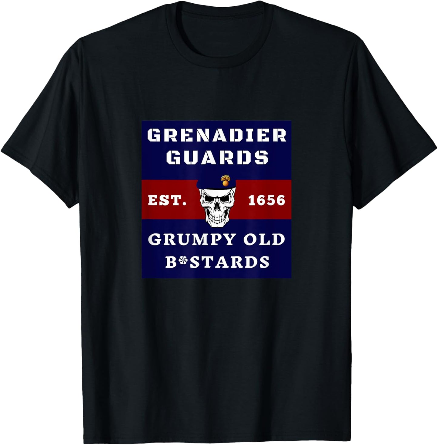 The Grenadier Guards. British Army Regiment T-Shirt - T-Shirt | Black