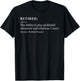 Retired Defination Pickleball Lover Retirement - -Adults - Black - Small - Short Sleeve - Funny Retirement Gift & Women - Sports Theme - Office Lifestyle T-Shirt - T-Shirt | Black