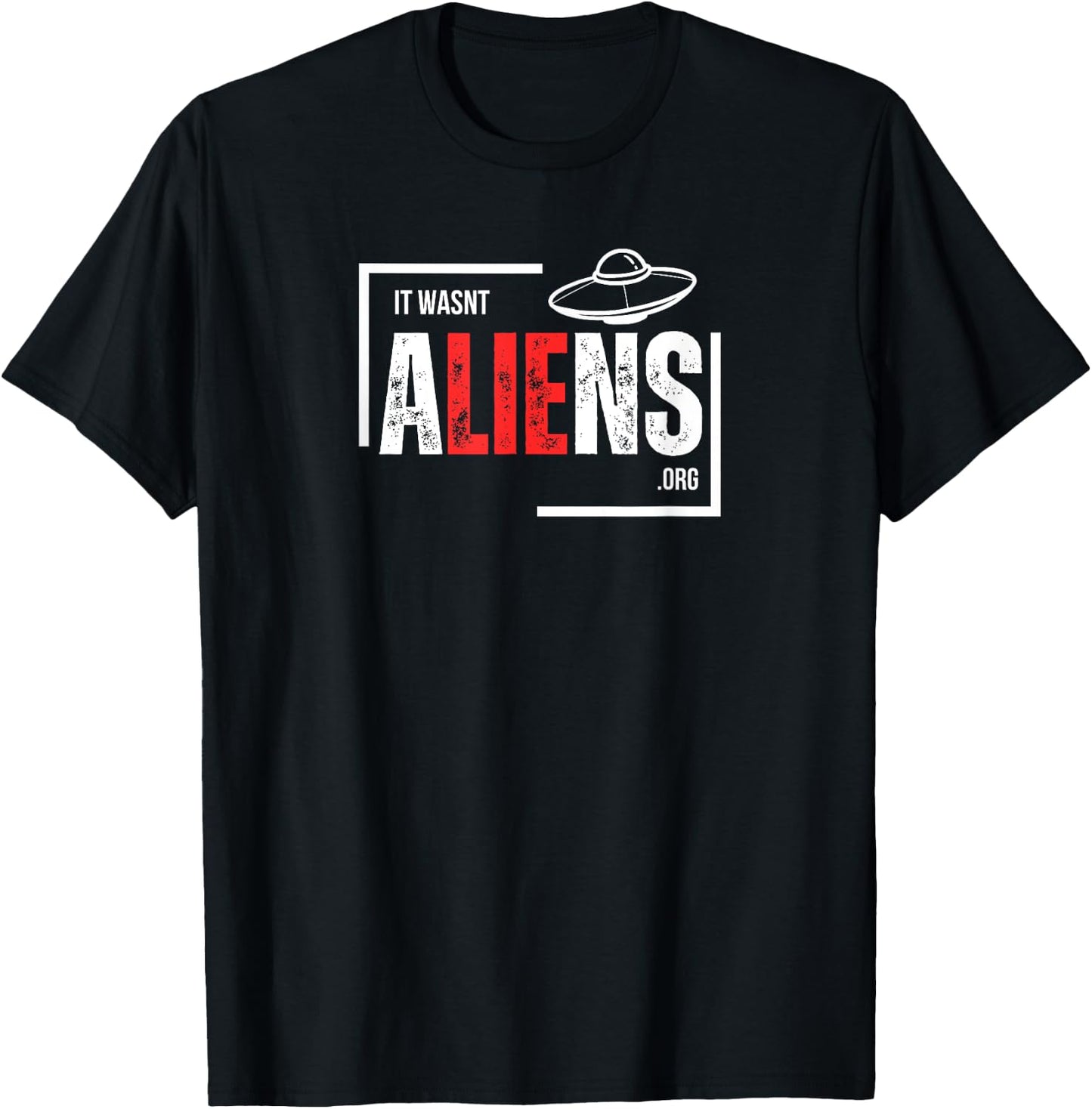 It Wasn't Aliens, UFO, Rapture, Christian T-Shirt - T-Shirt | Black