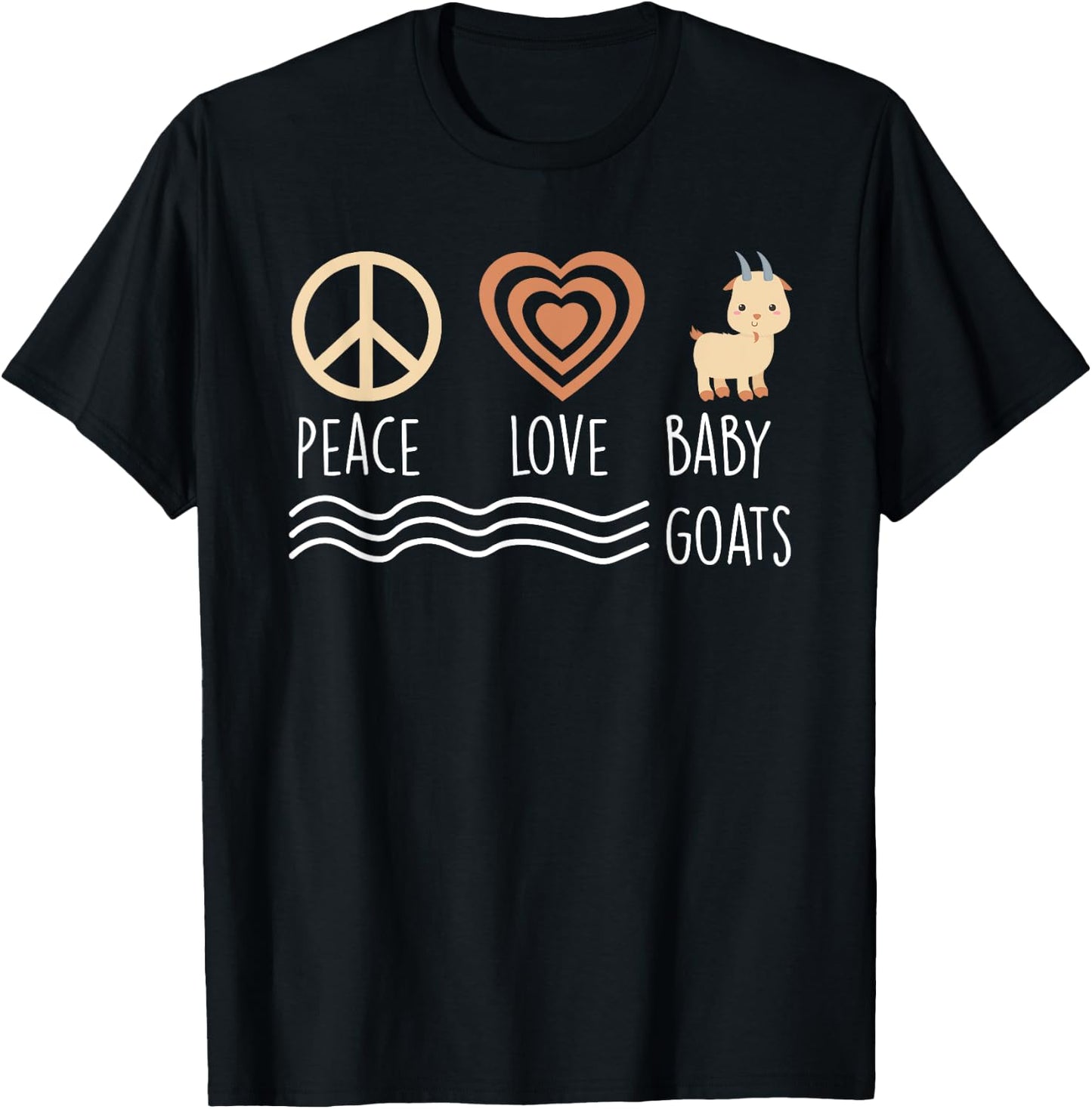 Baby Goat Lover Farm Animal Goat Farming Goat Herder T-Shirt - T-Shirt | Black