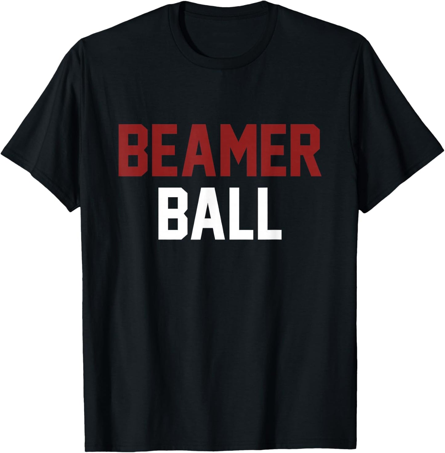 Sarcastic, Beamer Ball T-Shirt - T-Shirt | Black