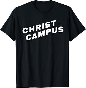 Christ on Campus- White Logo T-Shirt - T-Shirt | Black