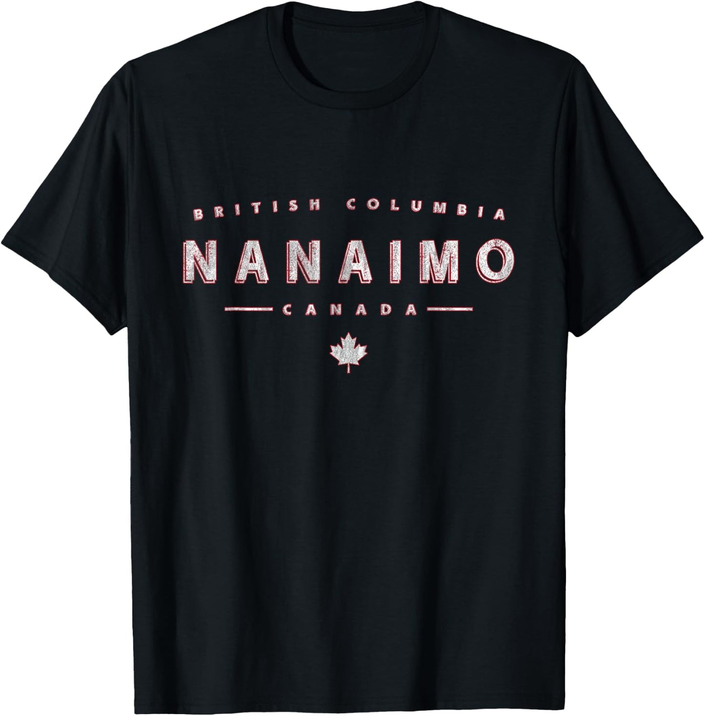 Nanaimo British Columbia Canada - Nanaimo BC Canada T-Shirt - T-Shirt | Black