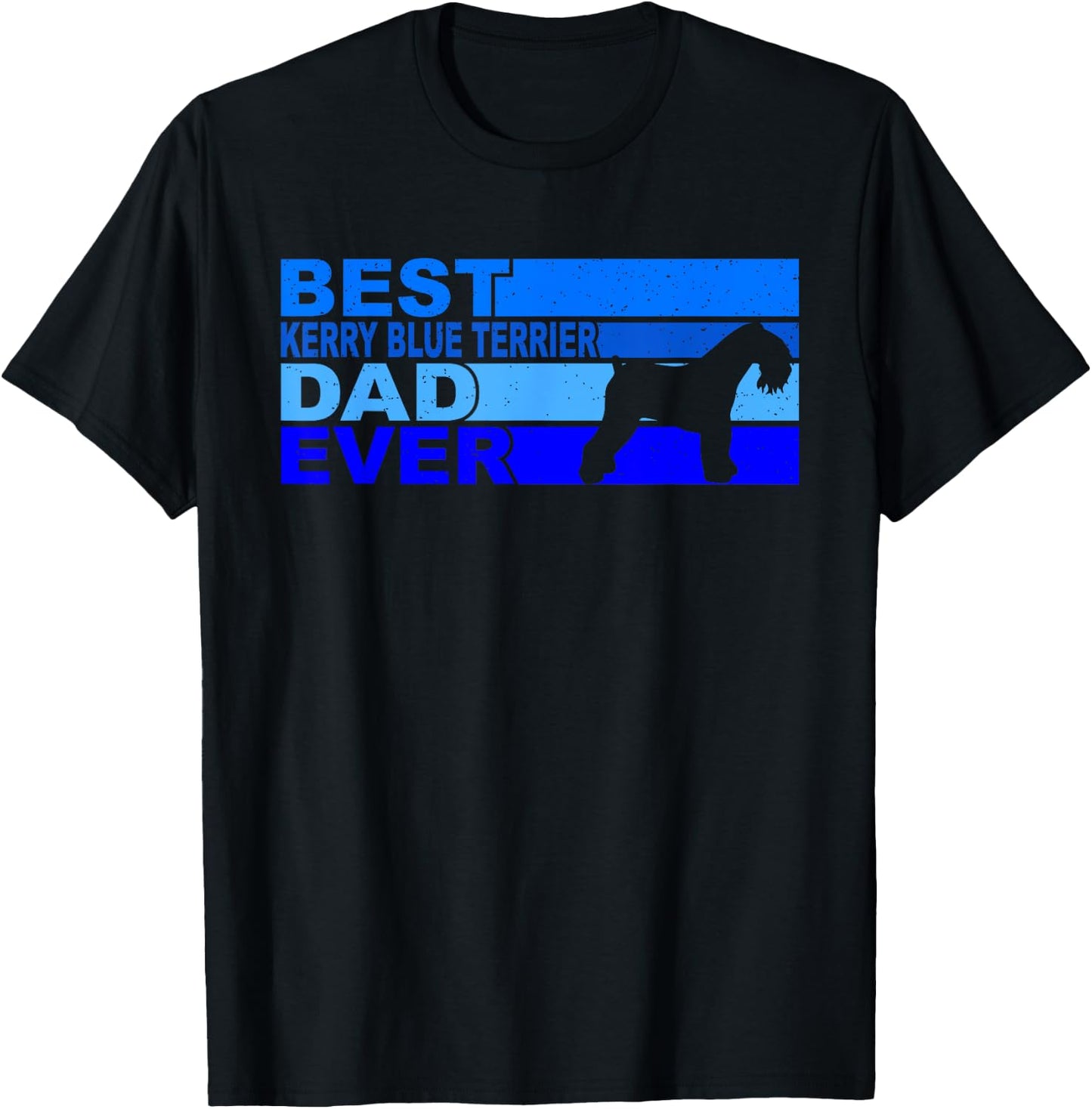 Best Kerry-Blue-Terrier Dad Ever Kerry-Blue-Terrier T-Shirt - T-Shirt | Black