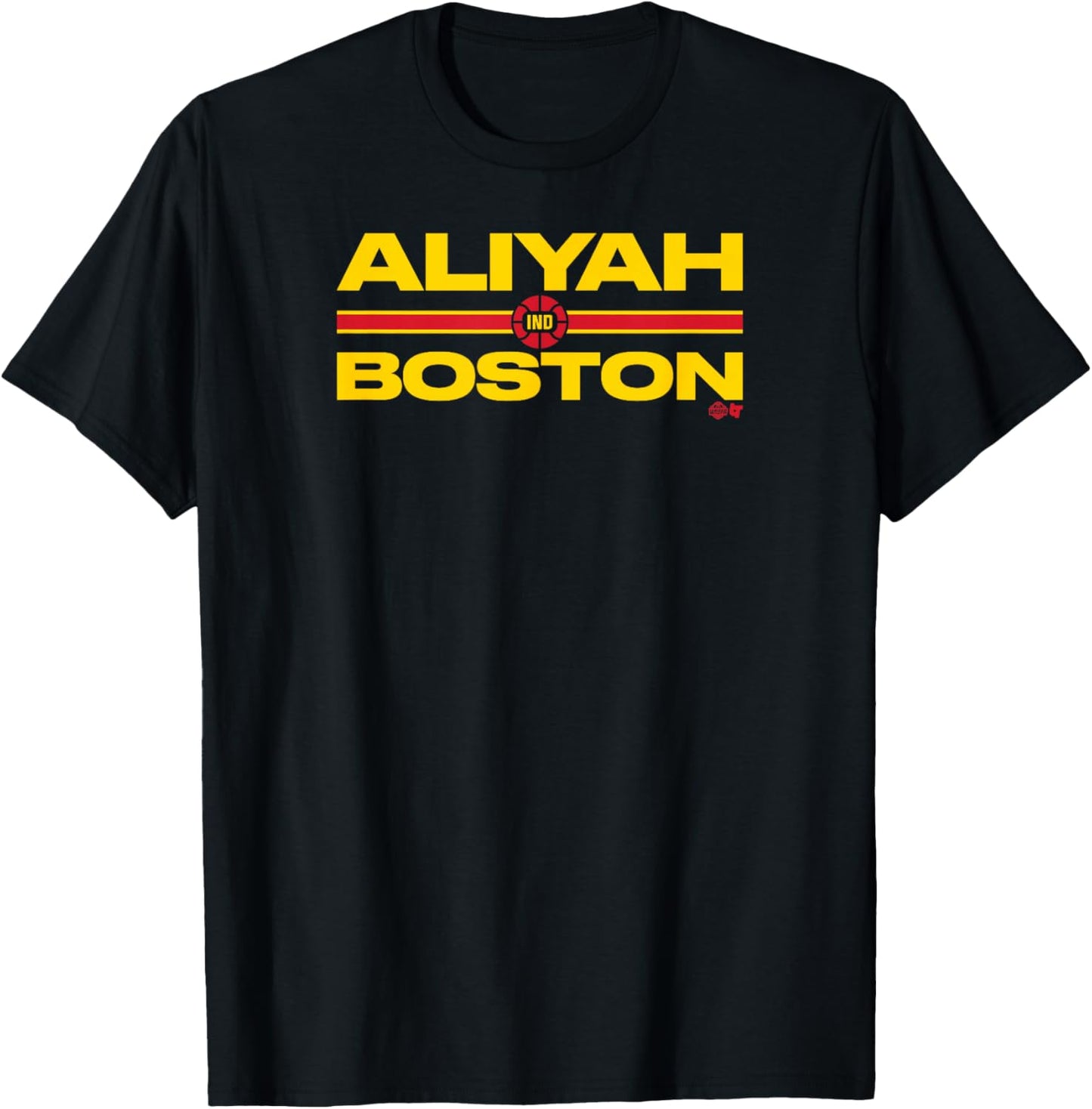 Aliyah Boston: Text Stack - Indiana Basketball T-Shirt - T-Shirt | Black