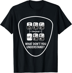 Funny OTR Driver 18 Speed Trucker T-Shirt - T-Shirt | Black